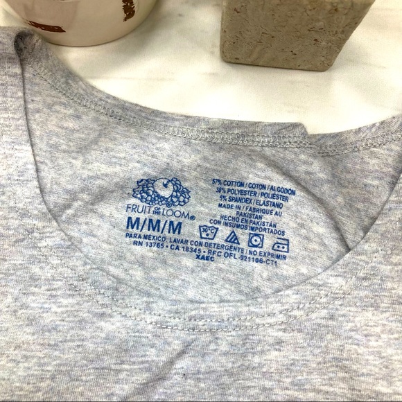 Tank Top Bundle SO Fruit of the Loom Baby Pink & Gray Sz Medium - Picture 3 of 11